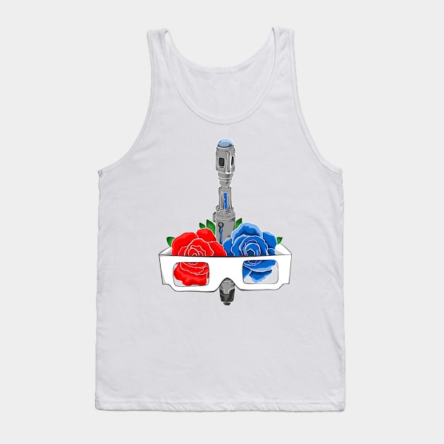 Tenth Doctor Tank Top by Uwaki